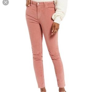 Free People High Waist Skinny Corduroy Pants